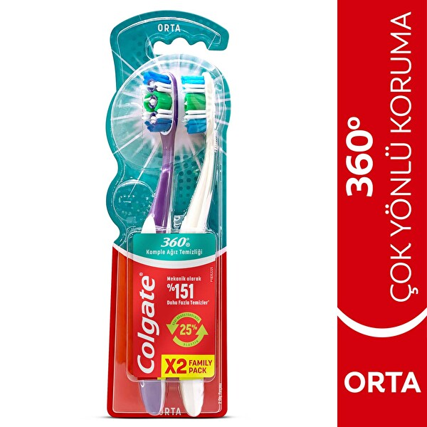 Colgate 360 Orta 2 Adet