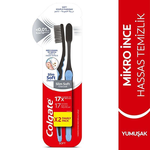 Colgate Mikro İnce Siyah 2 Adet