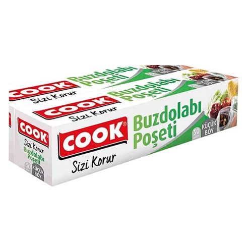 Cook Orta Boy Buzdolabı Poşeti 30 Adet