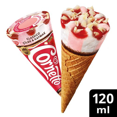 Cornetto Classico Çilek&kaymak 120 Ml