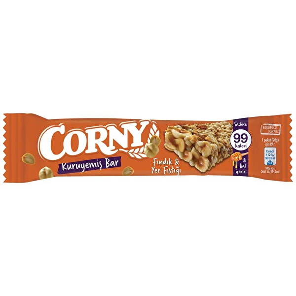 Corny Fındık-Yer Fıstığı Kuruyemiş Bar 2 Adet