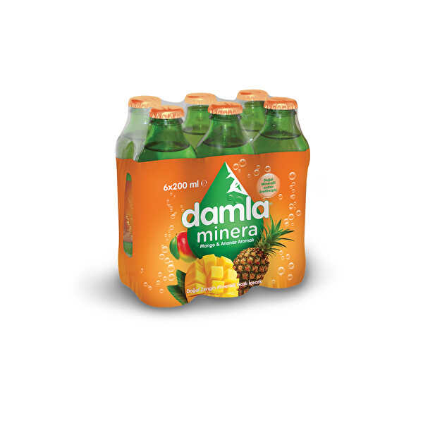Damla Minera Mango-ananas 6x200ml