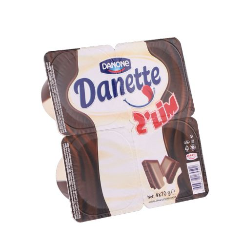 Danette 2li Çikolata Vanilya 4*70 Gr