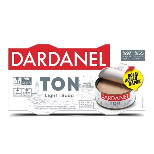 Dardanel Light Ton Balığı 2x140 Gr
