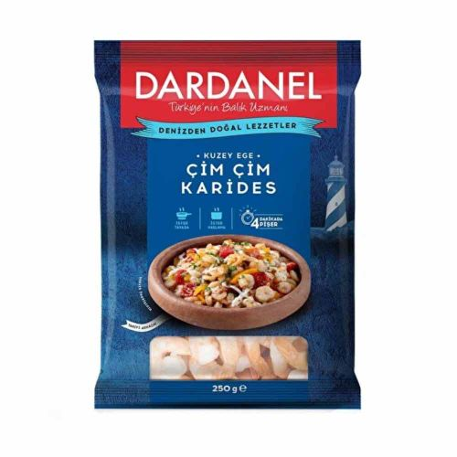 Dardanel Dondurulmuş Çimçim Karides 250 Gr