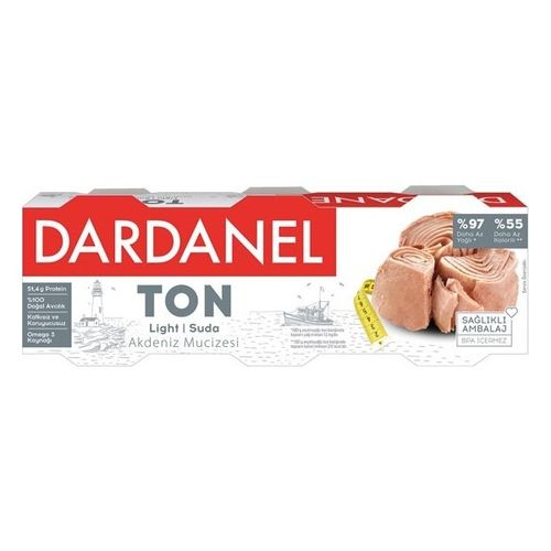 Dardanel Light Ton Balığı 3x75 Gr