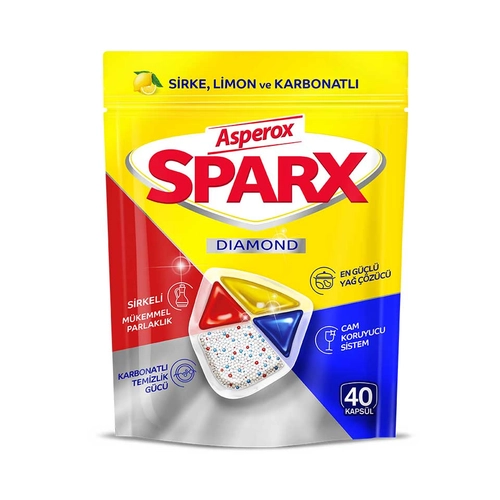Diamond Sparx Bulaşık Makinesi Kapsülü 40 Adet