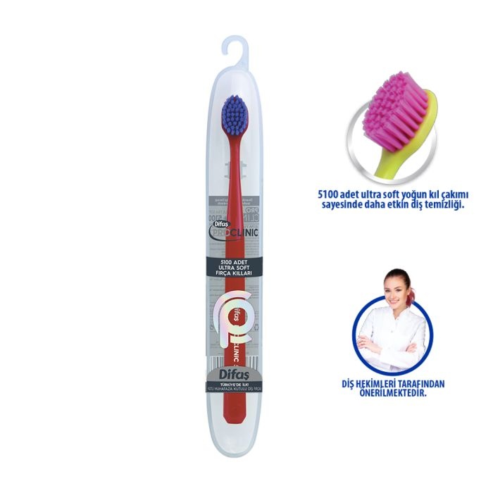 Difaş Pro-Clinic Ultra Soft Diş Fırçası 1 Adet