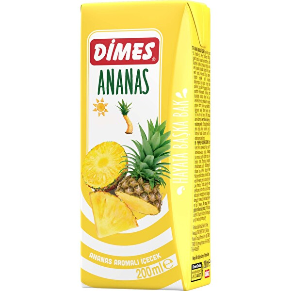 Dimes Ananas Aromalı İçecek 200 Ml