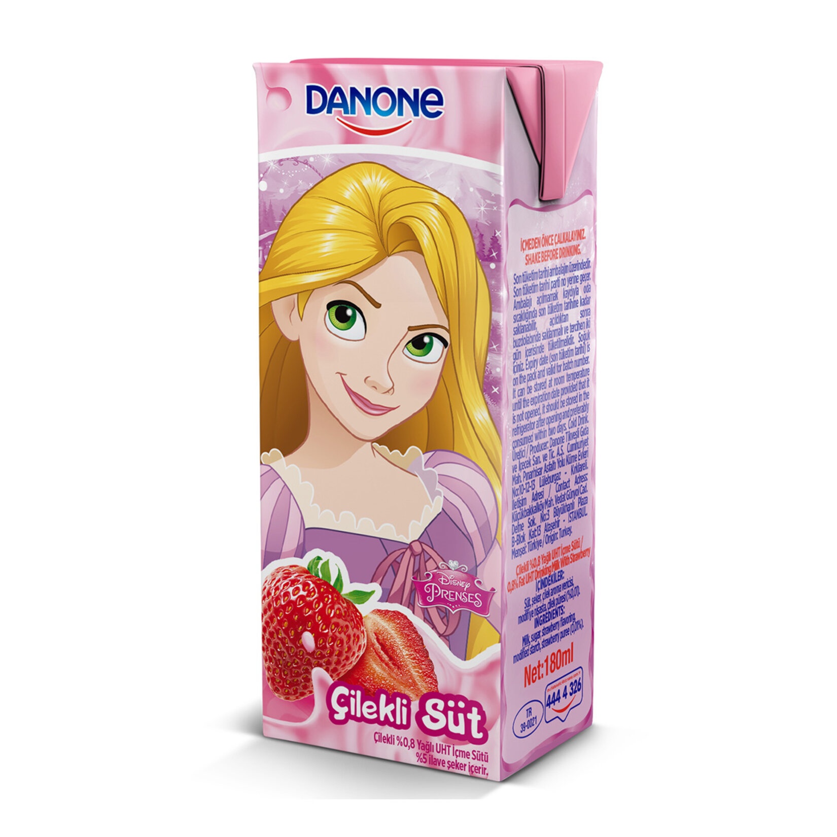 Disney Çilek Aromalı Süt 180 Ml