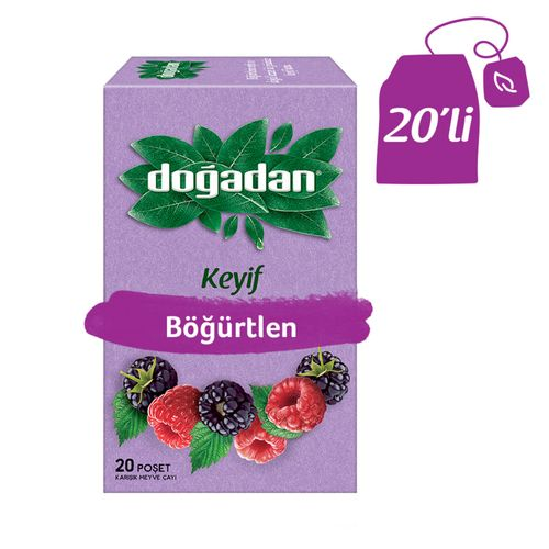 Doğadan Böğürtlen Çayı 20 Adet