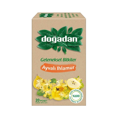 Doğadan Çay Ayvalı Ihlamur 20 Adet