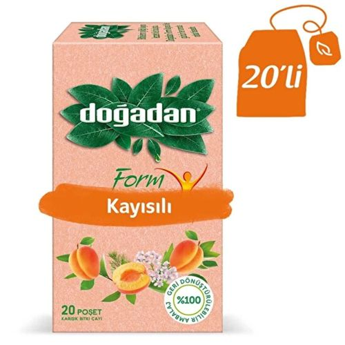 Doğadan Form Kayısı Çayı 20 Adet