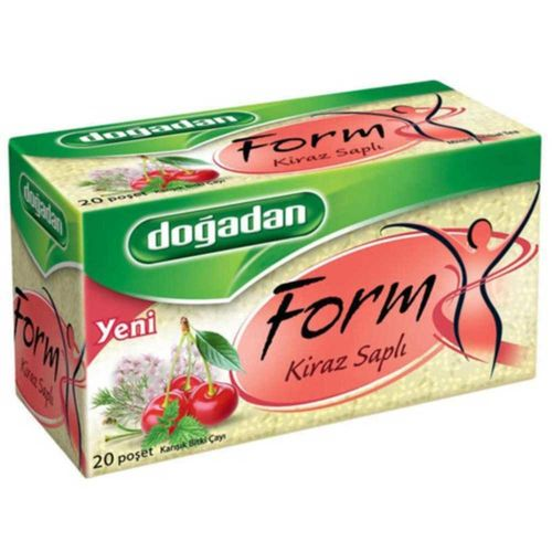 Doğadan Kiraz Saplı Form Çay 20 Adet