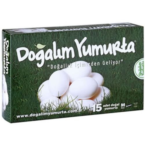 Doğalım M-Orta Boy Yumurta 15 Adet