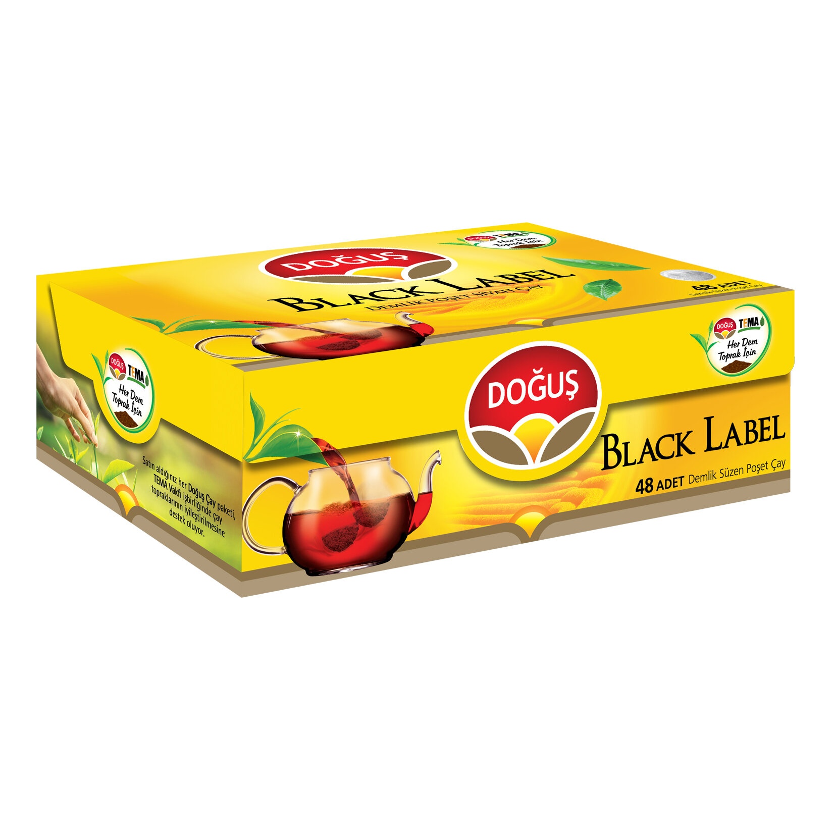 Doğuş Black Label Demlik Poşet Çay 48'li 153 Gr