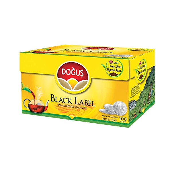 Doğuş Black Label Demlik Süzen Poşet Çay 320 Gr