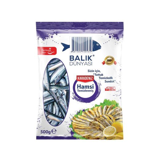 Dond Temz Hamsi 500g %20glz Balıkdünyası
