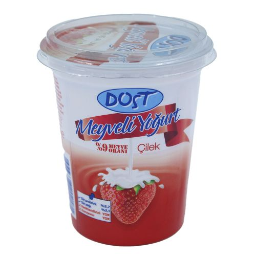 Dost Çilek Frambuaz Şeftali Meyveli Yoğurt 250 Gr