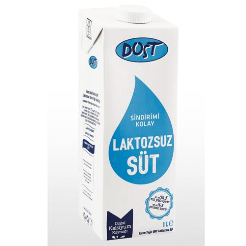 Dost Laktozsuz Süt 1 Lt