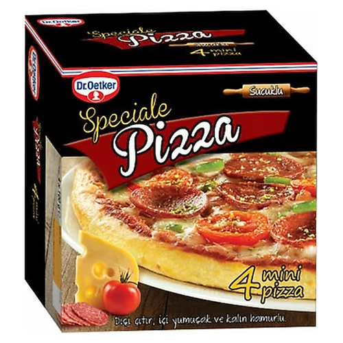 Dr. Oetker Dondurulmuş Pizza 4'lü 676 Gr