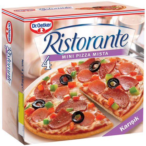 Dr. Oetker Ristorante Mini Mista 4 Adet 600 Gr