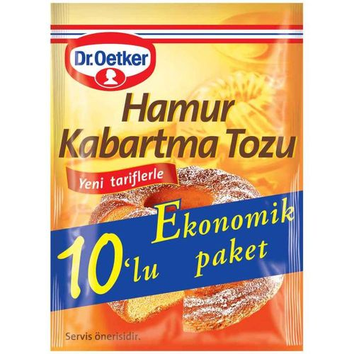 Dr. Oetker Hamur Kabartma Tozu 10 x 10 gr