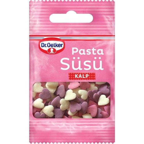 Dr. Oetker Kalp İnci Pasta Süsü 10 Gr