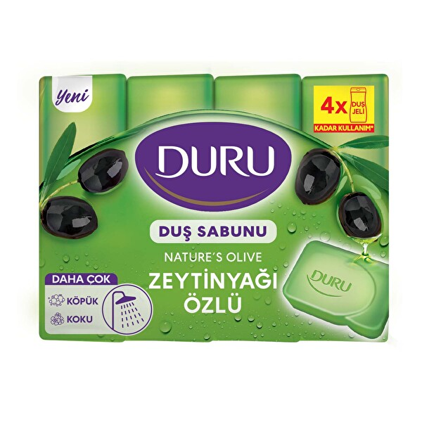 Duru Natural Olive Kalıp Sabun 4x150 Gr