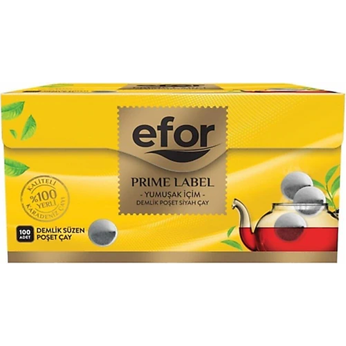 Efor Prime Label Demlik Poşet Çay 48'li 153 Gr