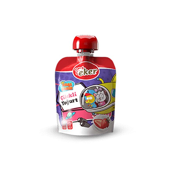 Eker Çilekli Yoğurt 65 Gr