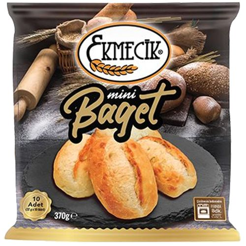 Ekmecik Dondurulmuş Mini Baget Ekmek 370 Gr