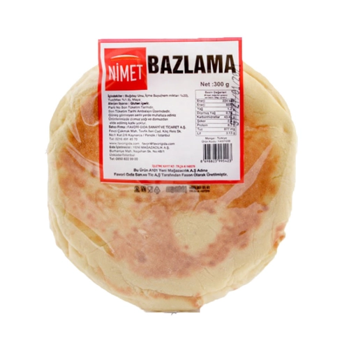 Ekmek Bazlama 150 G Nimet