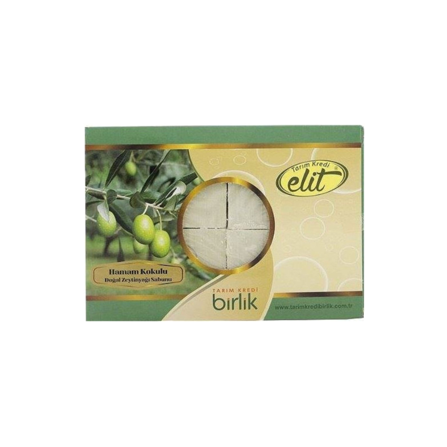 Elit Doğal Zeytinyağlı Sabun 4x180 Gr