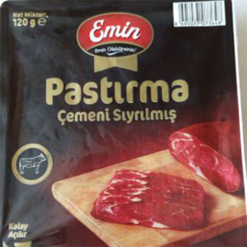 Emin Çemensiz Pastırma 120 Gr