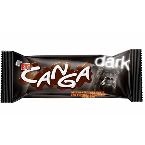 Eti Canga Bar Çikolata Yer Fıstıklı Bitter 45 Gr