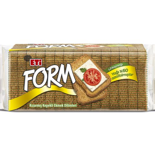 Eti Form Kızarmış Kepekli Ekmek 15 Adet 138 Gr