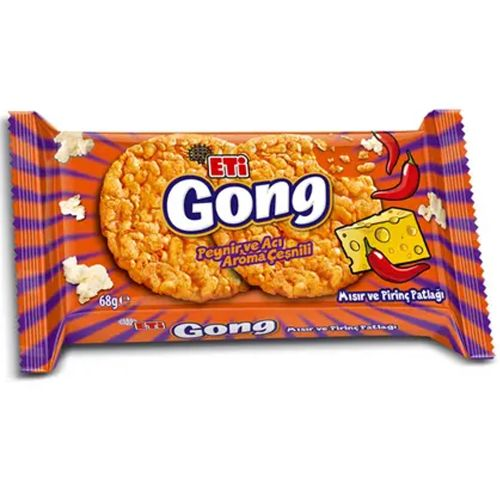 Eti Gong Mısır Pirinç Pat. Acı Peynirli 68 Gr
