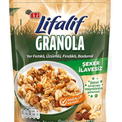 Eti Lifalif Granola Yer Fıstığı Üzüm Fındık Badem 200 Gr