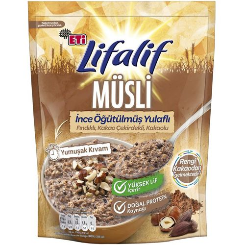 Eti Lifalif İnce Müsli Kakao 250 Gr