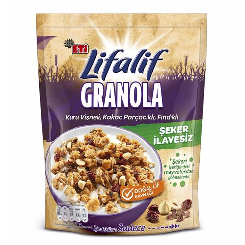 Eti Lifalif Vişne Kakaolu Ve Fındıklı Granola 200 Gr