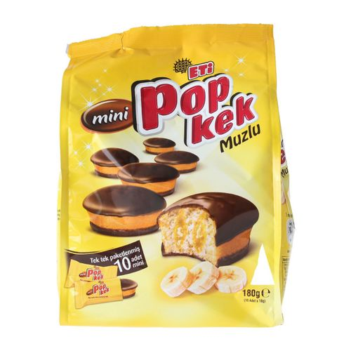Eti Popkek Mini Muz Kremalı 10*18 G