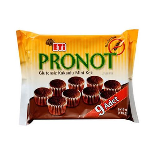 Eti Prono Kek Çikolatalı Glutensiz 144 Gr