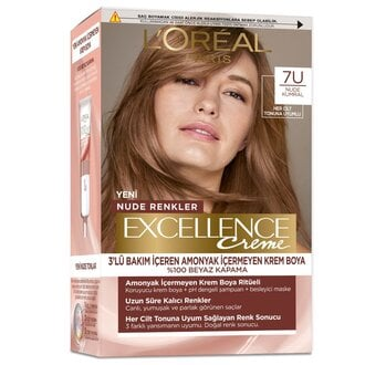Excellence Creme Nude 7u Kumral Saç Boyası 192 Ml