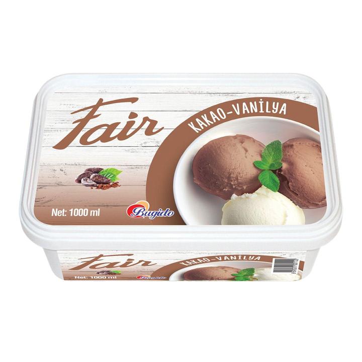 Dondurma Kakao-Vanilya 1000 Ml Fair