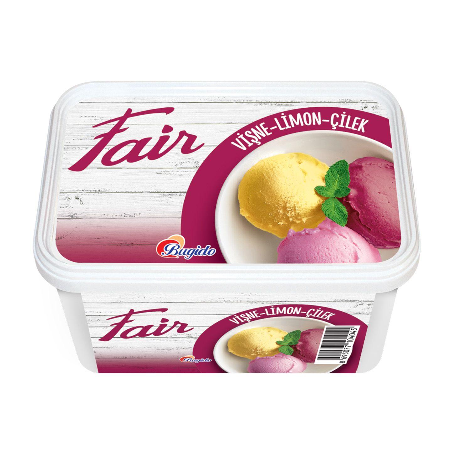 Fair Dondurulmuş Vişne Limon Çilek 1500 Ml