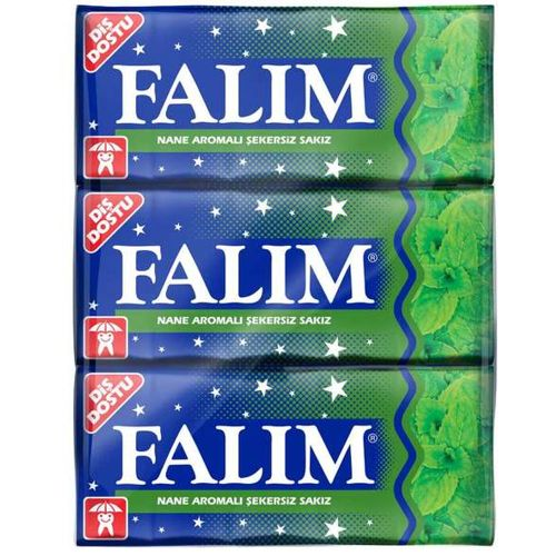 Falım Sakız Şekersiz Damla Nane 21 Gr