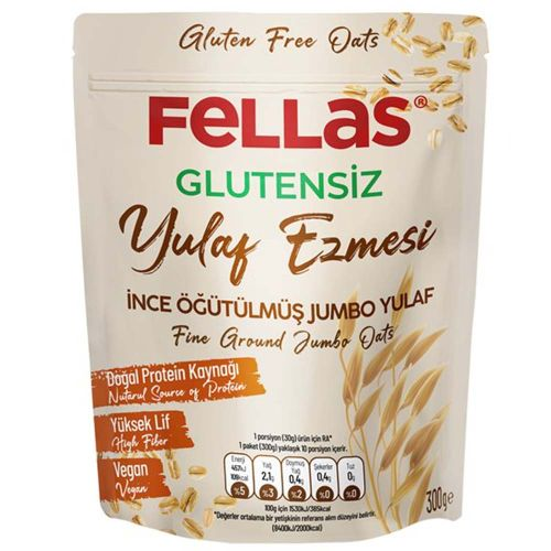 Fellas Glutensiz Yulaf Ezmesi 300 Gr
