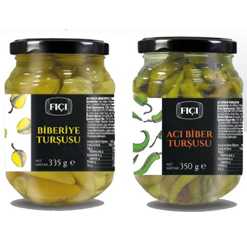 Fıçı Biberiye Acı Biber Turşusu 335 Gr
