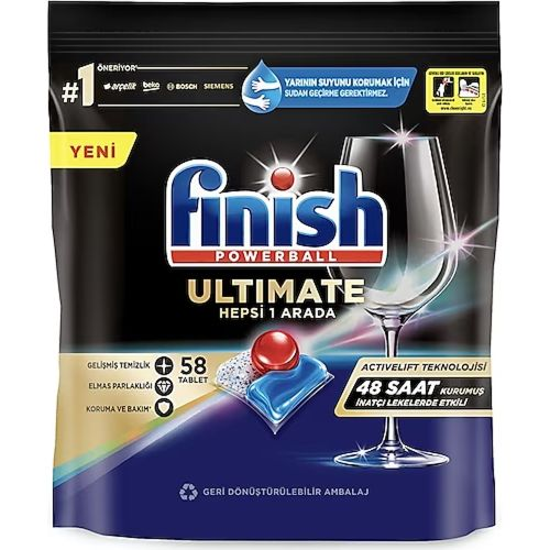 Finish Ultimate Hepsi 1 Arada 58 Tablet 748 Gr